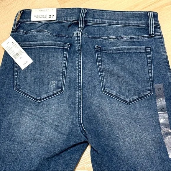 PACSUN Virgil High Waisted Jeggings Medium Wash Jeans NWT Sz 27 - Picture 9 of 16